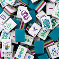 Wholesale Beach Theme Travel Acrylic 4 Layer Engraved 160 Christmas Luxury Set Lagoon American Mahjong Tiles
