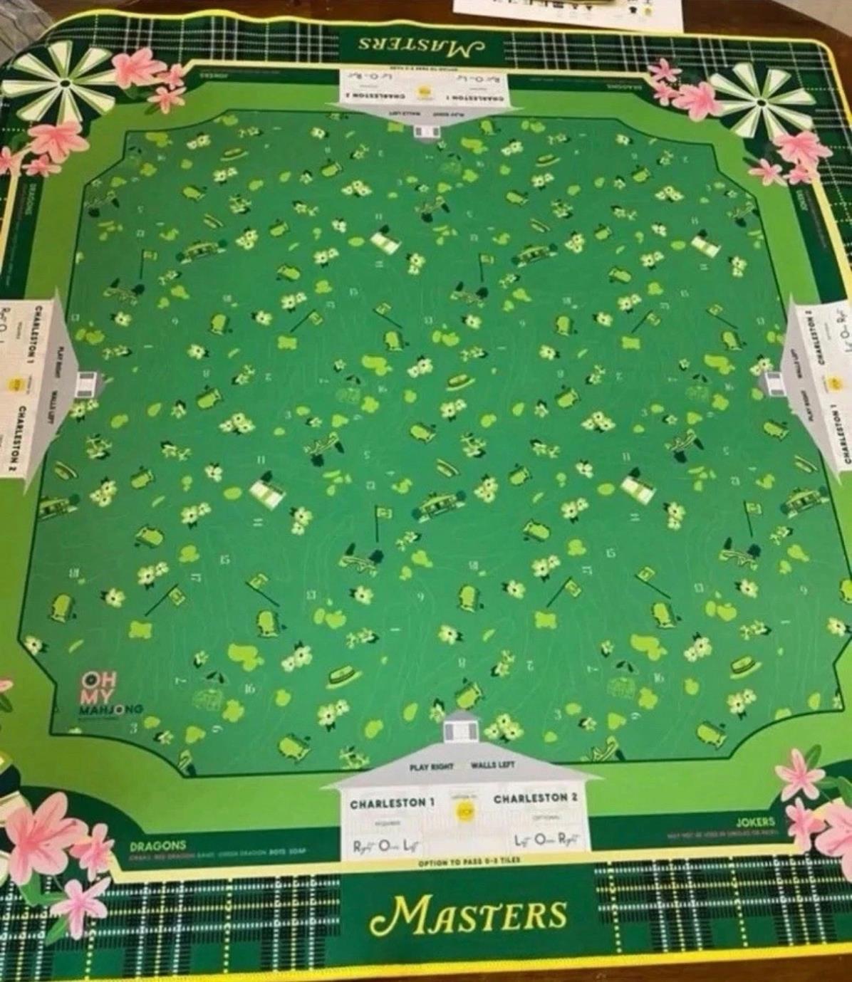 Golf Master Mahjong Set American Version Acrylic Mahjong Tiles Elegant Collection Game Set