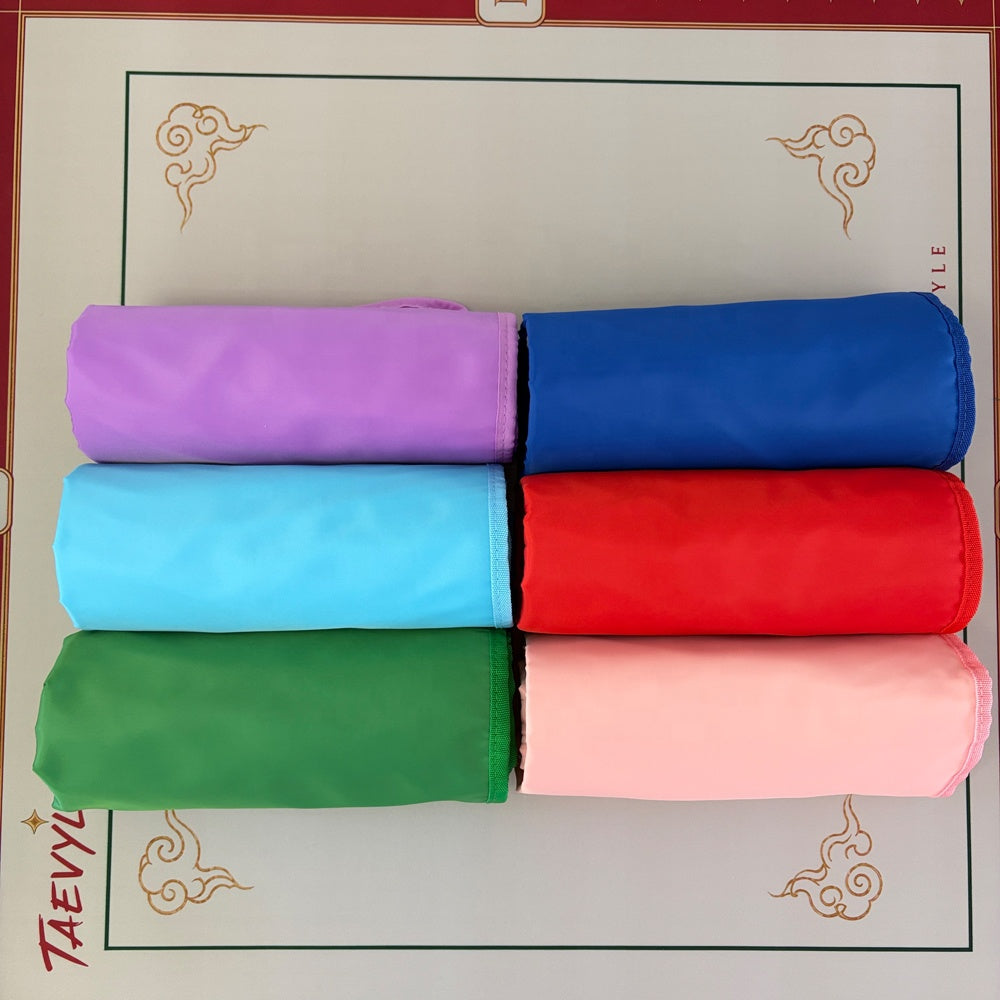 Large Capacity Eco-friendly Foldable Mahjongmat Bag Set With Zipper For Portable Travel Carry