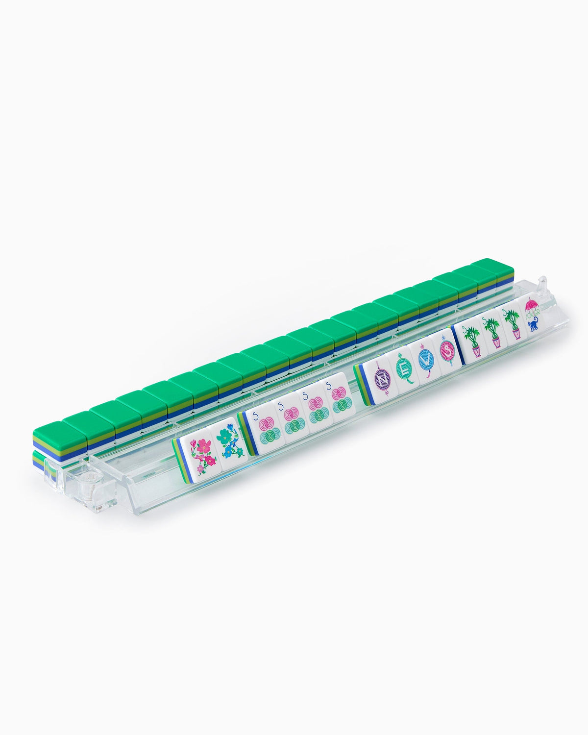 Us Warehouse Spot Goods Dropshipping 160/166 Orange Green Tortoise Blue Pink Acrylic Engraved Luxury Set American Mahjong Tiles