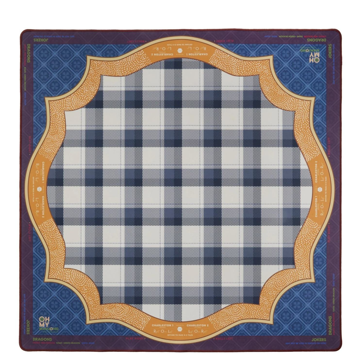 2026 Wholesale 160pcs Grid Design Engraved Acrylic American Mahjong Tile Set Mat Custom Low Moq 1 Business Family Table Gift