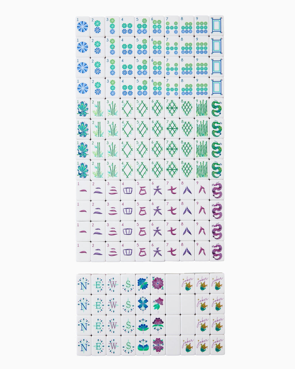 Wholesale Beach Theme Travel Acrylic 4 Layer Engraved 160 Christmas Luxury Set Lagoon American Mahjong Tiles