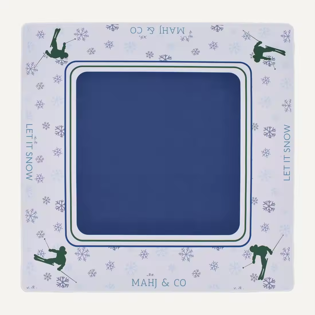 5-layer Golf Course Pattern Acrylic American Mahjong Tiles Golf Cart Golf Flag Sports Style American Mahjong Tabletop Game
